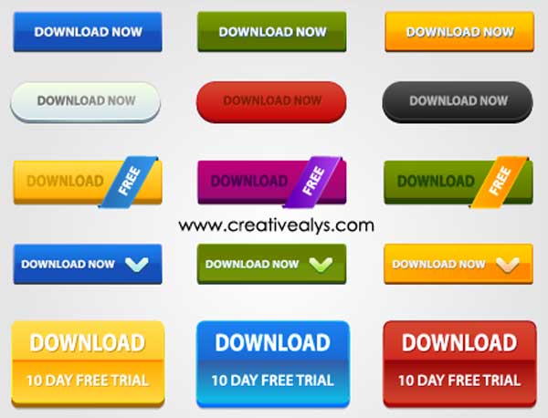 Free Creative Download Websites & App Buttons