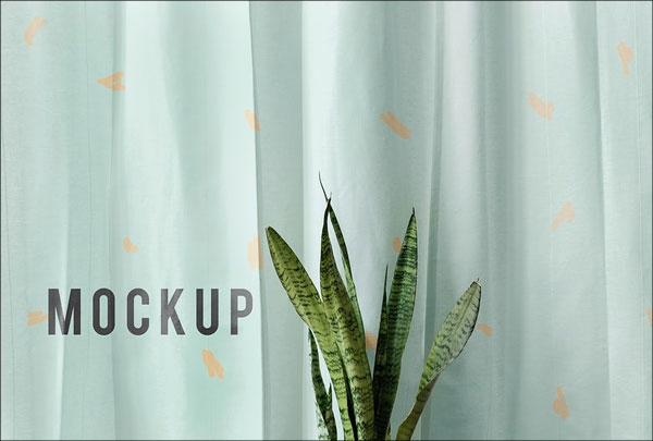 Free Curtain Mockup