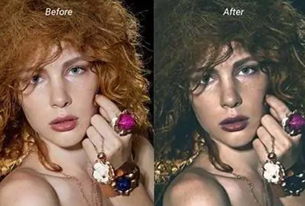 Free Dark Tone PSD Action Template