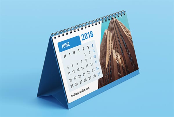 Free Desk Calendar Mockups