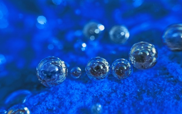 Free Download Dark Blue Background With Bubbles