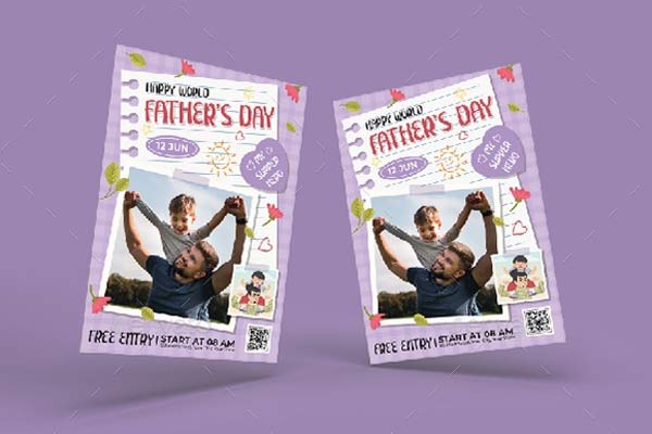 Free Download Father's Day Flyer Templates