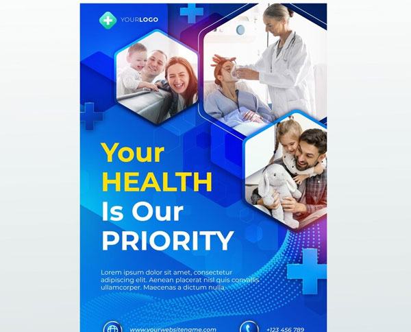 Free Download Healthcare Flyer Design Template Download