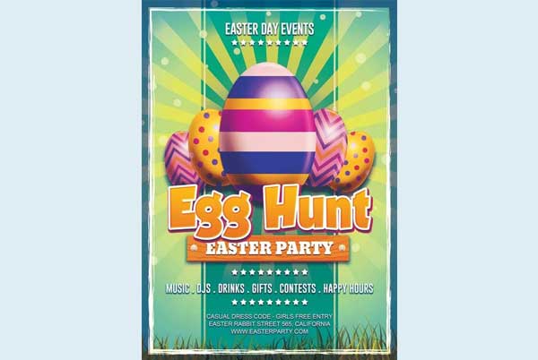 Free Easter Day Flyer Template