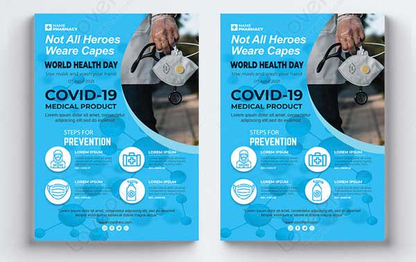 Free Editable Coronavirus Flyer Template