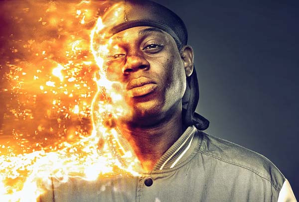 Free Elemental Photoshop Action Template