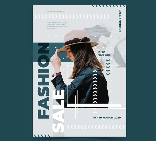 Free Fashion Sale Event Flyer Template