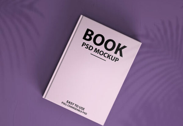 Free Hard Book Cover Mockup