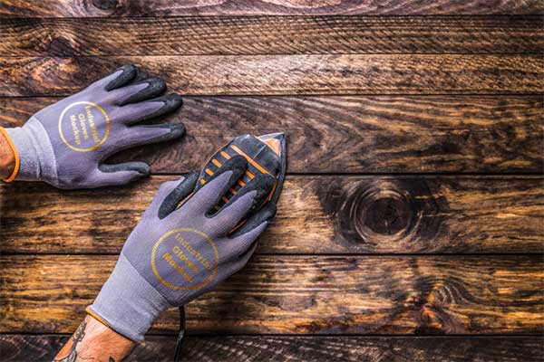 Free Industrial Gloves Mockup PSD Template