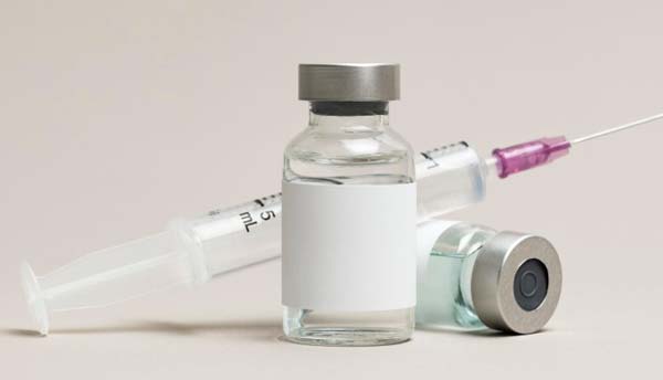 Free Injection Vial Bottle PSD Mockup