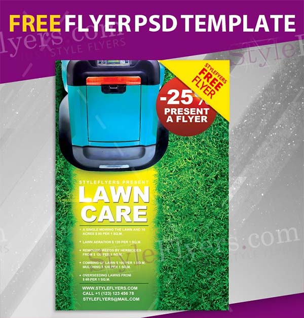 Free Lawn Service Flyer Template