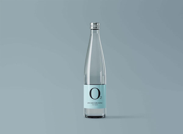 Free Minimal Glass Water Bottle