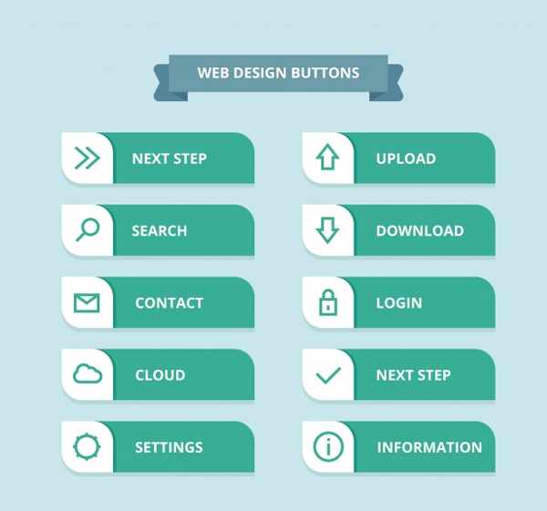 Free Modern Web Design Buttons