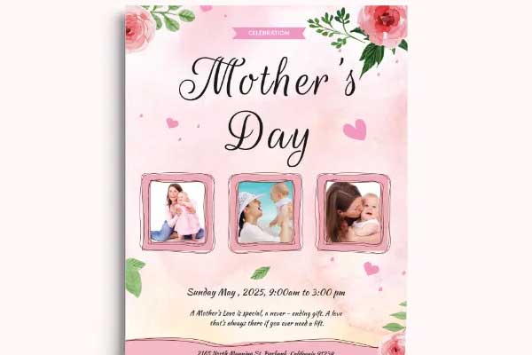 Free Mother's Day Flyer Templates