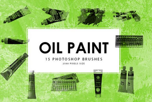 Free Oil Paint Photoshop Brushes