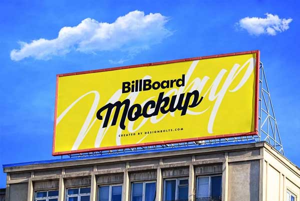 Free PSD Building Billboard Mockups
