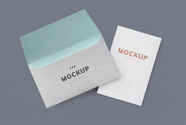 Free PSD Envelope Mockup Template