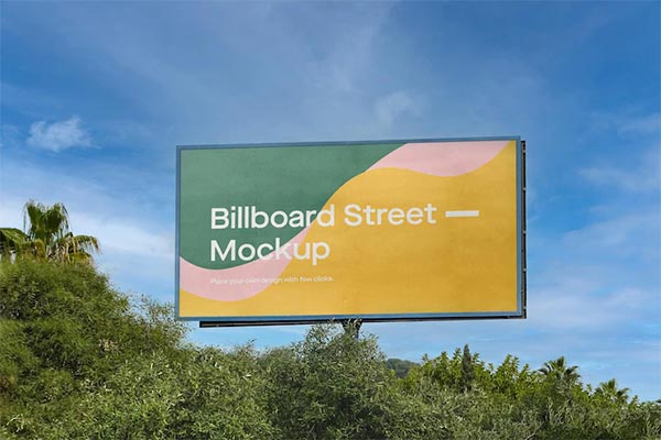 Free PSD Large Billboard Mockup