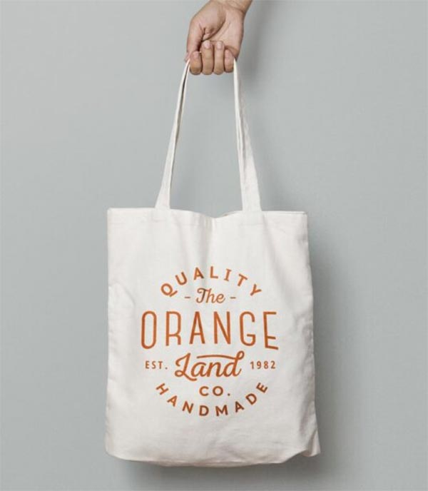 Free PSD Tote Bag Mockup