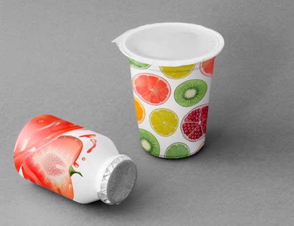 Free PSD Yogurt Cup Mockup