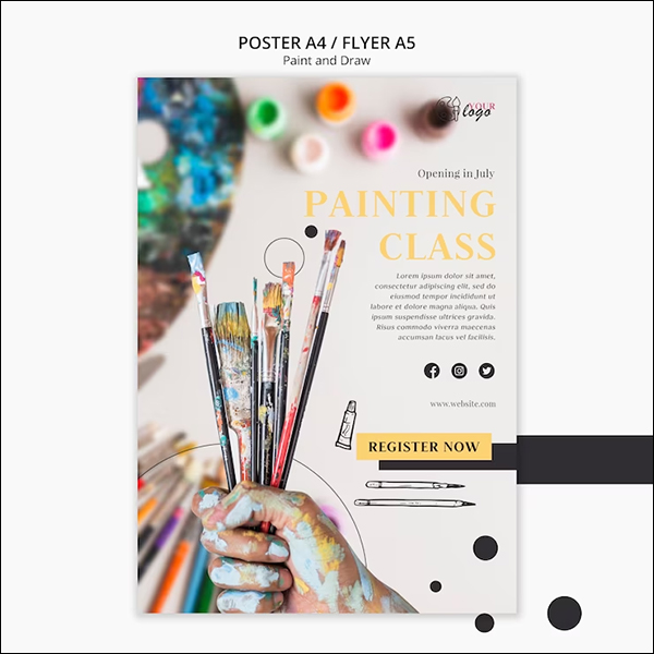 Free Painting Advertisement Templates