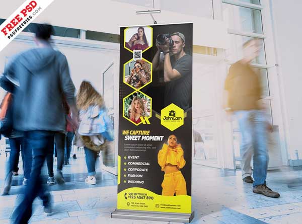 Free Photography Roll-Up Banner Templates