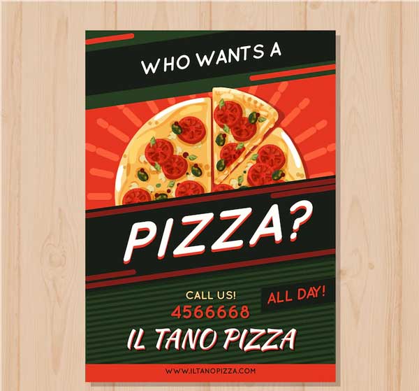 Free Pizza Flyer Template