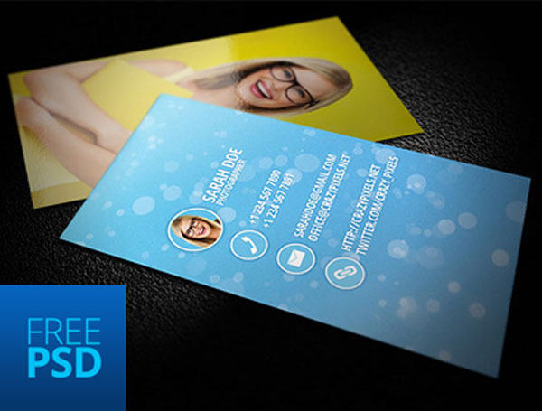 Free Professional Photographer Business Card Template