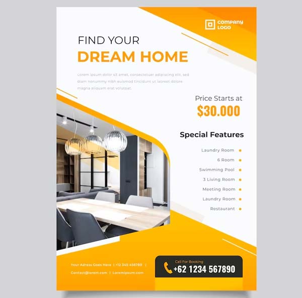 Free Real Estate Construction Flyer Template