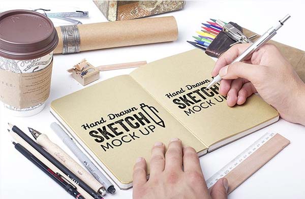 Free Simple Sketch Mockups