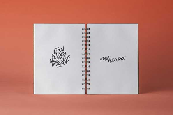 Free Sketchbook Mockup