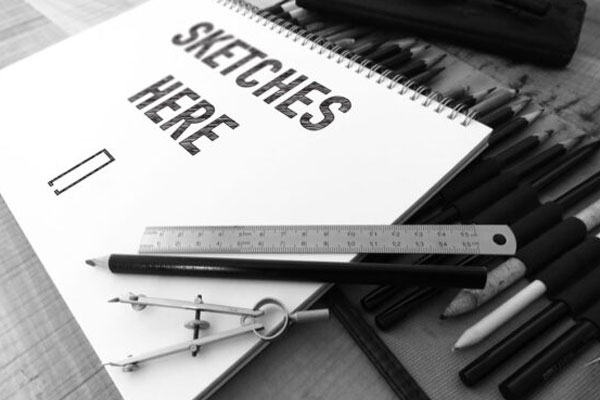 Free Sketchbook Mockup