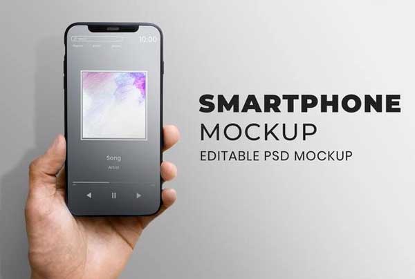 Free Smartphone Mockup PSD