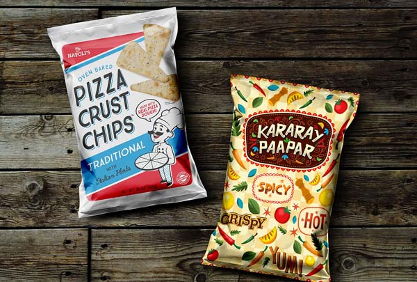 Free Snack Packet Packaging Mockup Template
