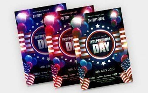 Free State Holiday Event Flyer Templates