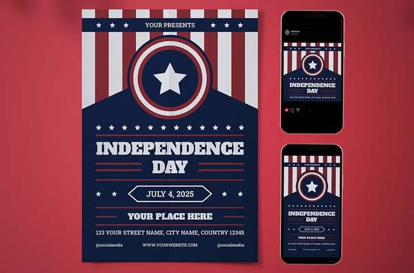 Free State Holiday Event Flyer Templates