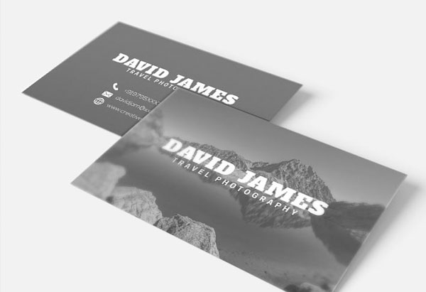Free Travel Photography Business Card