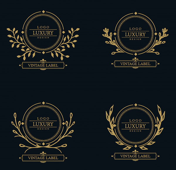 Free Vector Amazing Luxury Logo Designs
