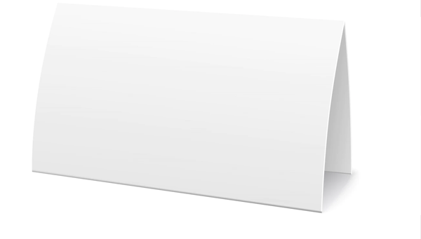 Free Vector Blank Table Card Template