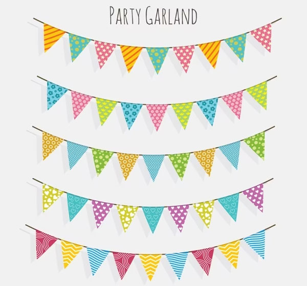 Free Vector Bunting Banner