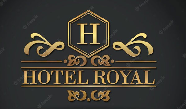 Free Vector Golden Hotel Royal Logo