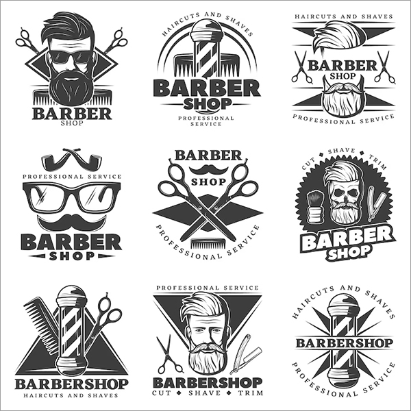 Free Vector Hair Salon Logo Template