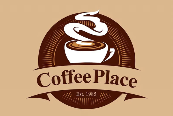 Free Vintage Coffee Shop Badge