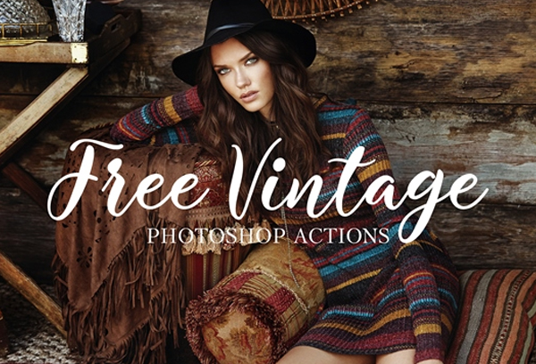 Free Vintage Photoshop Actions