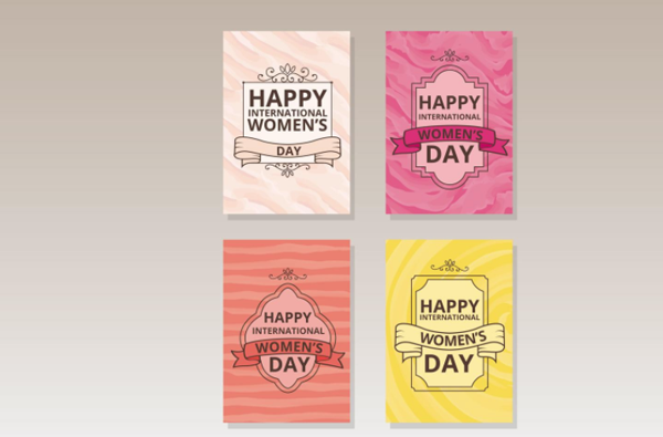 Free Vintage Women's Day Gift Cards