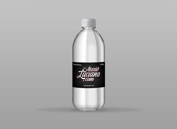 Free Water Bottle Mockup Download
