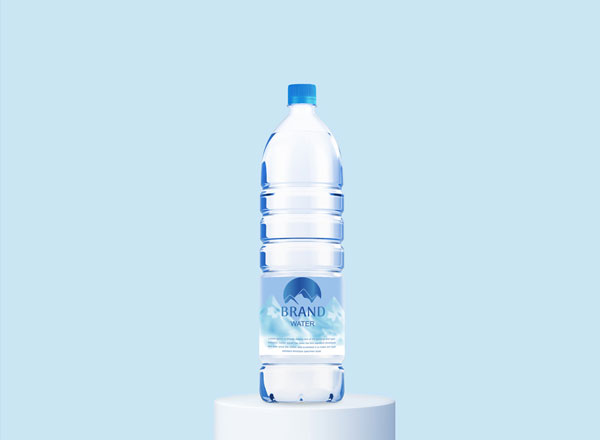 Free Water Bottle Mockup PSD