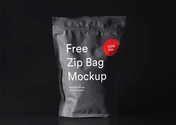 Free Zip Pouch Mockup