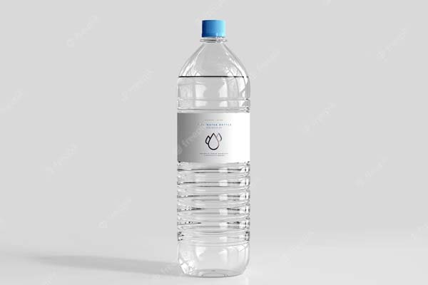 Fresh Water Plastic Bottle Mockup Free Psd