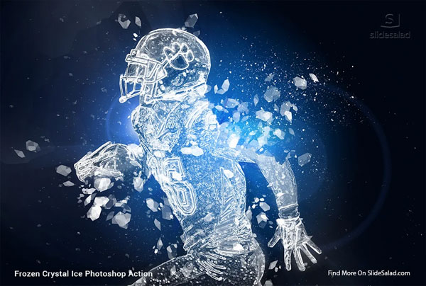 Frozen Crystal Ice Photoshop Action
